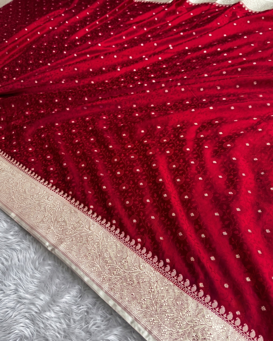 Enaya - Ruby Heritage Banarasi Silk Saree