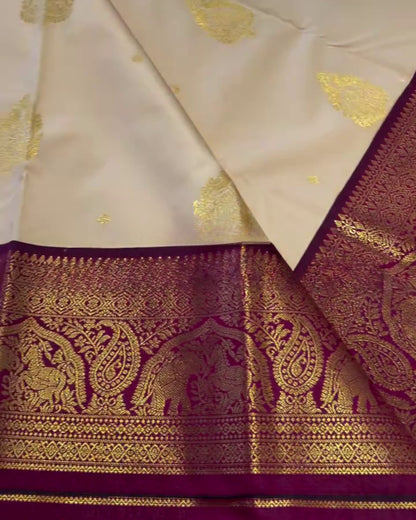 Jiya - Elegant Heritage Zari Woven Saree