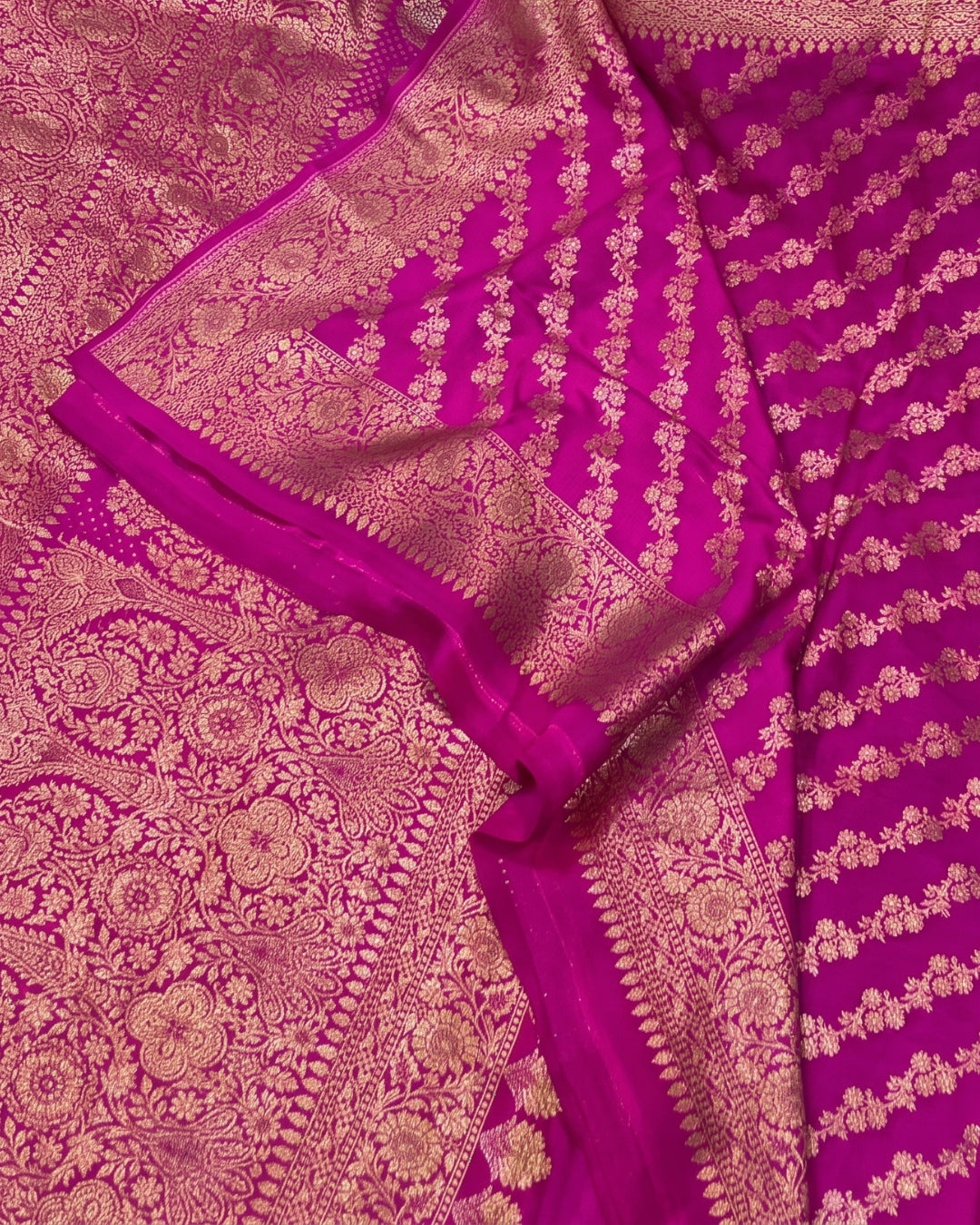 Eira - Royal Purple Banarasi Silk Wedding Saree