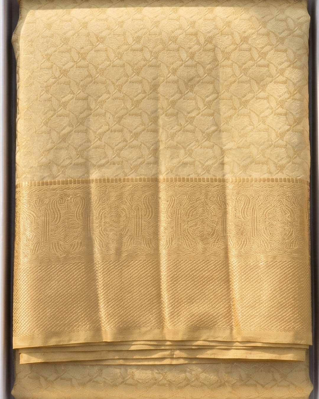 Ranjika - Cream Heritage Kanchipuram Silk Saree