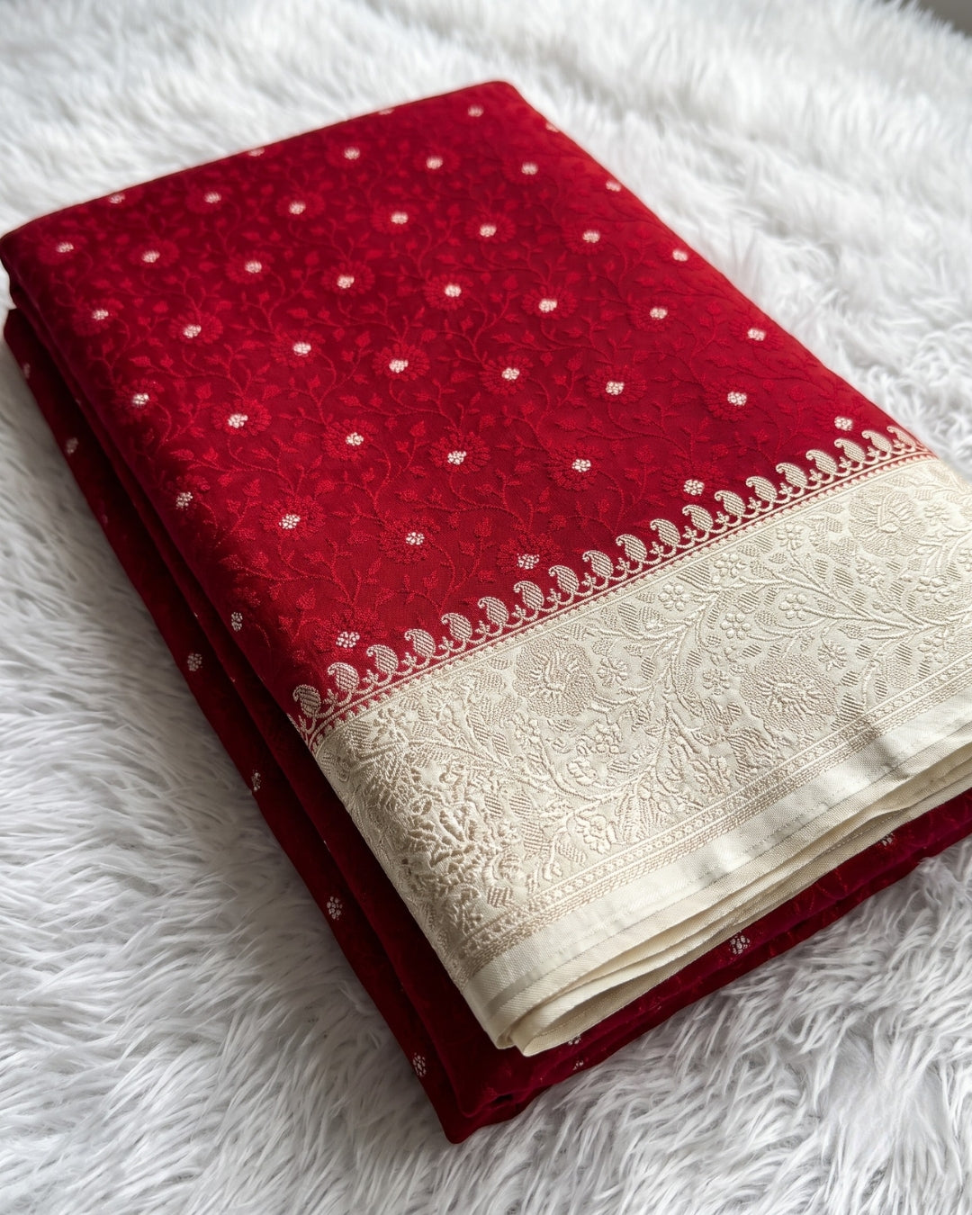 Enaya - Ruby Heritage Banarasi Silk Saree