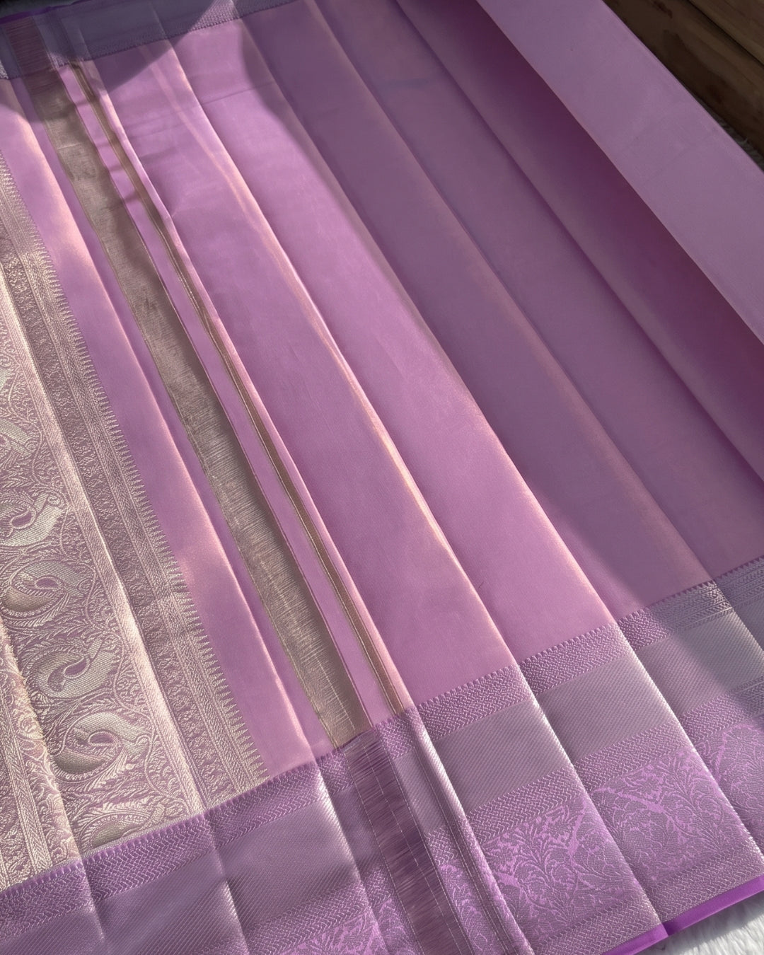 Gul - Lavender Heritage Woven Kanjivaram Silk Saree
