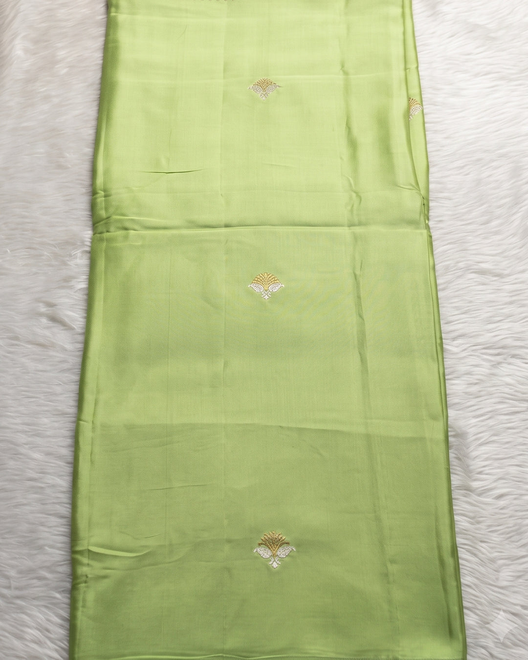 Gargi - Pastel Pistachio Green Kanjivaram Silk Saree
