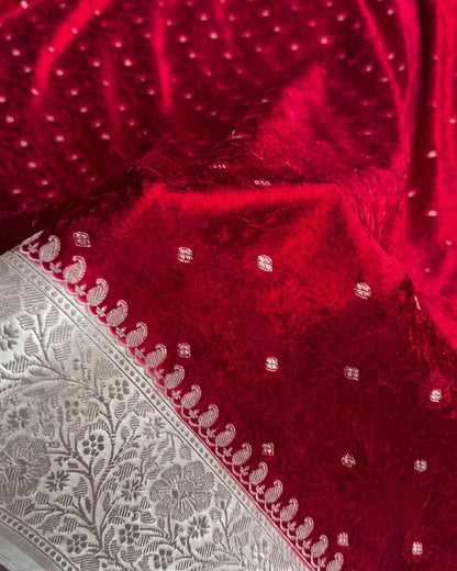 Enaya - Ruby Heritage Banarasi Silk Saree