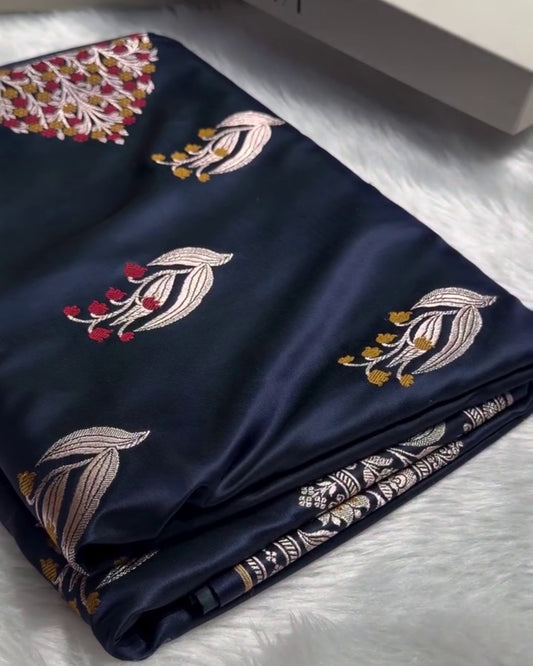 Viha -Royal Banarasi Wedding Silk Saree