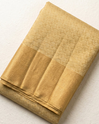 Ranjika - Cream Heritage Kanchipuram Silk Saree