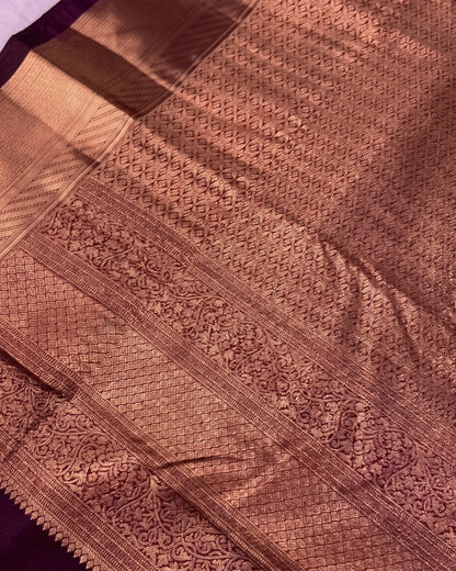 Mahi - Pastel Mint Heritage Kanjivaram Silk Blend Saree