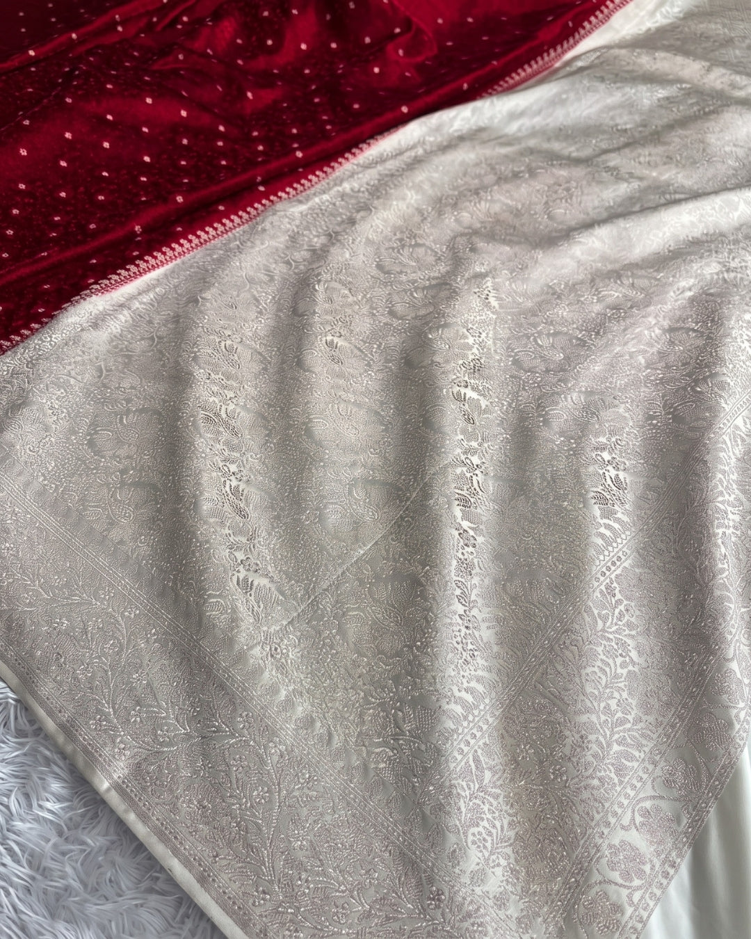 Enaya - Ruby Heritage Banarasi Silk Saree