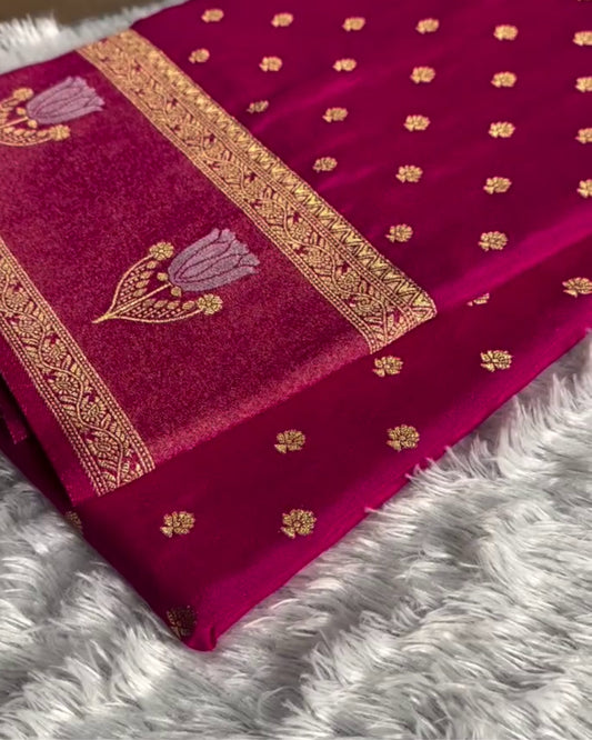 Kavya - Royal Banarasi Silk Zari Woven Saree