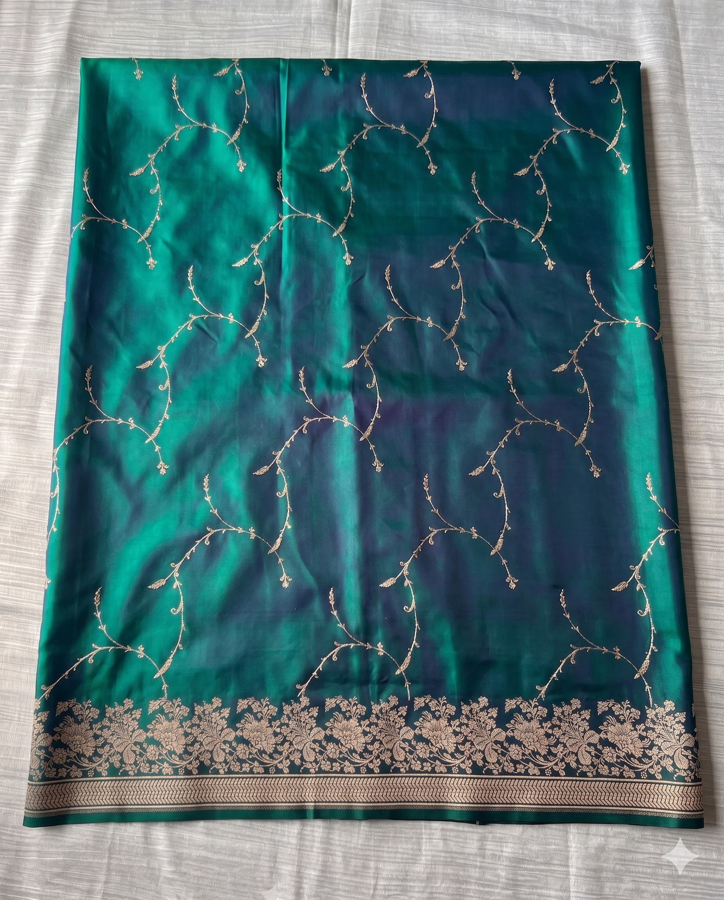 Mehera - Royal Peacock Banarasi Silk Saree